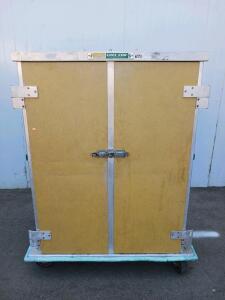 Cres Cor Insulated Food Transport Cart, Double Door, Holds 24 Sheet Pans, Mobile, Non-Heated