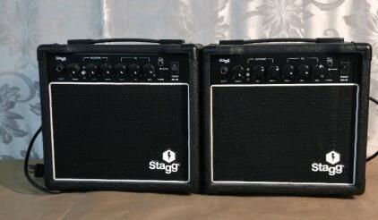 Stagg 10W Guitar Combo Amplifier with 6.5" Speaker and Overdrive