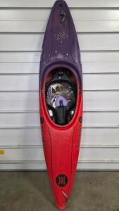 Perception Sparc Proline Whitewater Kayak, Purple/Red