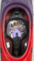 Perception Sparc Proline Whitewater Kayak, Purple/Red - 3