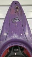 Perception Sparc Proline Whitewater Kayak, Purple/Red - 4