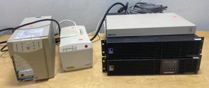 APC Smart-UPS 1400, CyberPower 1250AVR, OL3000RTXL2U w/ BP72V60ART2U, APEX OutLook, ( Unable to Test ) Cables