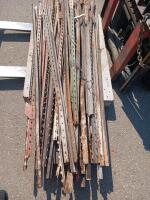Studded Steel T-Posts, 5&ndash;7 ft, Approx. 10+pcs, Rusted Condition - 2