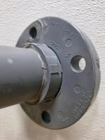 Spears 3" CPVC SCH 80 Flanged Pipe Spool, 90&deg; Elbow, ANSI 4" Ends, NSF-61, Industrial - 2
