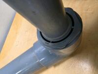 Spears 3" CPVC SCH 80 Flanged Pipe Spool, 90&deg; Elbow, ANSI 4" Ends, NSF-61, Industrial - 4