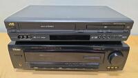 JVC HR-XVC26U DVD VCR Combo & TEAC AG-V4200 Surround Receiver w/ Serial Numbers