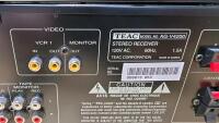 JVC HR-XVC26U DVD VCR Combo & TEAC AG-V4200 Surround Receiver w/ Serial Numbers - 6
