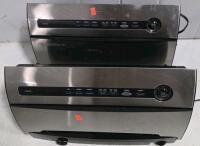 Lot: 2 FoodSaver V3825 Vacuum Sealers, Cast Iron Griddle, Health o meter Scale, Folders & More - 6