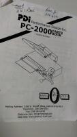 PDI PC-2000 Manual Coil Punch & Binding Machine with 1,000+ Plastic Coils, Parts Manual - 2