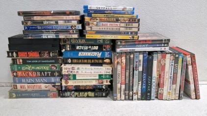 Huge Mixed Movie Lot &ndash; VHS, DVD, Blu-ray &ndash; Avatar, Big Bang Theory, Disney, Action, Comedy