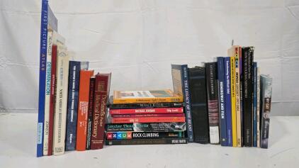 Mixed Lot of 27 Books: Reference, Biography, Medical Dictionary, Manuals, Fiction, Nature Guides