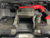 Bauer 1678E-B Variable Speed Deep Cut Portable Bandsaw Kit with 5" x 5" Cutting Capacity-item has been tested and works fine. Like-new condition - 3