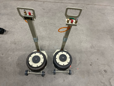 (2) VEVOR 3 Ton Pneumatic Air Bag Jack, Triple Bag, 5.3&ndash;15.75 in Lift, CE Certified