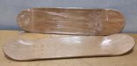 31" Maple Skateboard Deck, 7-Ply, Medium Concave, Natural Finish