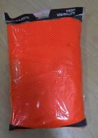 Majestic ANSI Class 2 Hi-Vis Safety Vests 4XL, Model 75-3244, Orange, 7 Pack, Polyester Mesh - 3