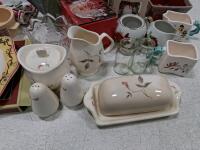 Large Kitchenware & Decor Lot, Spode Christmas Tree, House Bag, 30+ Mixed Ceramics & Serveware - 2