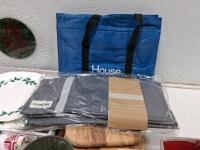 Large Kitchenware & Decor Lot, Spode Christmas Tree, House Bag, 30+ Mixed Ceramics & Serveware - 4