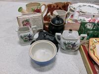 Large Kitchenware & Decor Lot, Spode Christmas Tree, House Bag, 30+ Mixed Ceramics & Serveware - 8