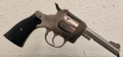 H&R Model 733 .32 S&W Long Revolver, Nickel, 4" Barrel, 6-Shot, Serial AP104502