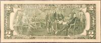 1976 U.S. Federal Reserve $2 Bill &ndash; Two Dollar Note, Used, Series L29772063A & K37668147A - 5