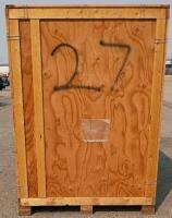 (9) Large Heavy-Duty Plywood Shipping Crates, Steel Brackets, Lot of 9 Total - 3