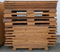 (9) Large Heavy-Duty Plywood Shipping Crates, Steel Brackets, Lot of 9 Total - 8