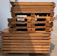 (9) Large Heavy-Duty Plywood Shipping Crates, Steel Brackets, Lot of 9 Total - 11