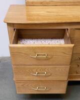 L.A. Period Furn 9-Drawer Dresser With Mirror, Model 774 SO 881 LG, Mid-Century Modern - 3