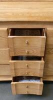 L.A. Period Furn 9-Drawer Dresser With Mirror, Model 774 SO 881 LG, Mid-Century Modern - 9