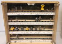 Central Machinery 10" x 18" Mini Wood Lathe, 1/2 HP, 5-Speed, Tool Chest & Tool Set - 8