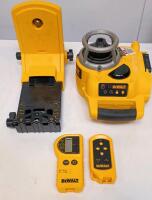 DEWALT DW077 Rotary Laser Level, Self-Leveling, 800 RPM, Digital Detector, Case, Remote - 3