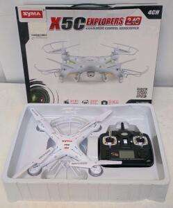 Syma X5C Explorers Quadcopter Drone With 2MP HD Camera, 6-Axis Gyro, 2.4GHz Remote Control