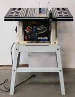 Delta ShopMaster TS200LS 10" Table Saw with Stand, 13A Motor, 4700 RPM, 3" Depth at 90&deg;