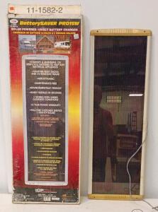 ICP BatterySAVER PRO15W Solar 12V Battery Charger, 15W Output, Amorphous Panel, 10ft Wire, Clamps