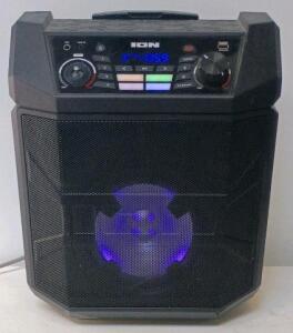 ION Pathfinder Portable Bluetooth PA Speaker, 100W, FM, Multicolor Lights, Trolley Handle