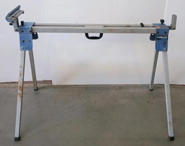 Delta ShopMaster S36-269 Portable Miter Saw Stand, 400 lb Capacity, 116.5" Extension