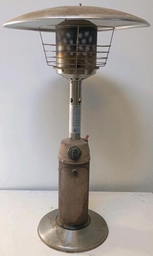 Tabletop Propane Patio Heater, 10,000&ndash;11,000 BTUs, Stainless Steel, Variable Heat Control