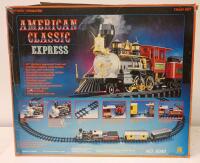 American Classic Express No. 6080 Battery-Powered Train Set, 20Ft Snap Track, 4 Cars, Boxed - 4