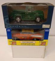 (3) 1956 Ford F-100 Pickup 1:24 Scale Die-Cast Model By Motormax And More - 7
