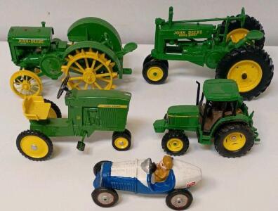 (5) John Deere "General Purpose" 1:16 Scale Die-Cast Tractor Model