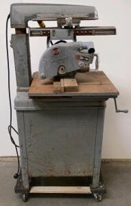 Delta Milwaukee Multiplex 30-A Radial Arm Saw, 10" Blade, Steel Base, Vintage Heavy-Duty