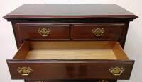 Kincaid Cherry 6 Drawer Chest of Drawers, Model 79-115, Brass Hardware, Made in USA, 1993 - 2