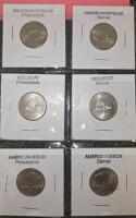 Liberty V Nickel Set (1899-1904), 2004-06 Westward Journey Nickels, 1976 $2 Bicentennial Note - 6
