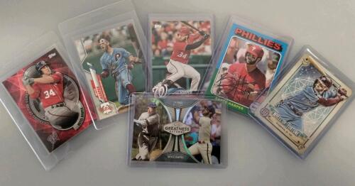 Bryce Harper Baseball Trading Card Collection (Various Topps Sets, 2016-2022)