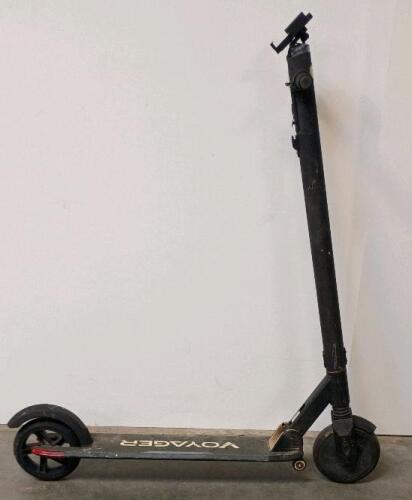 Voyager Ion Electric Scooter, 250W Motor, 7-10 Mile Range, Foldable, USB Port, Black