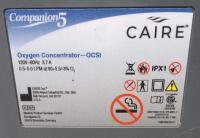 CAIRE Companion 5 Oxygen Concentrator, 0.5&ndash;5.0 LPM, 7047 Hours, 36 lbs - 5