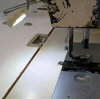 Brother LT2-B842-403 Twin Needle Industrial Sewing Machine with Table and Motor - 9