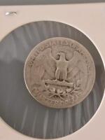 1942-S Washington Quarter, 90% Silver, 6.25G, 24.3MM, Reeded Edge - 2