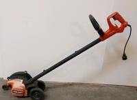 BLACK+DECKER Corded Electric Lawn Edger, 7.5" Blade, Adjustable Depth, 3-Wheel - 4