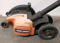 BLACK+DECKER Corded Electric Lawn Edger, 7.5" Blade, Adjustable Depth, 3-Wheel - 5